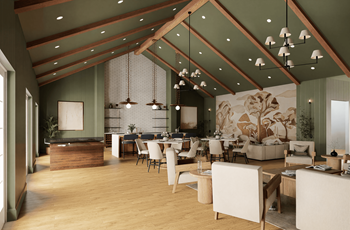 Clubhouse Lounge at The Landings at Hard Scrabble, Columbia